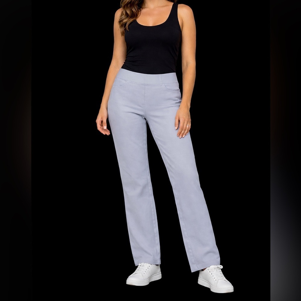 Quince Beige Flare Pants